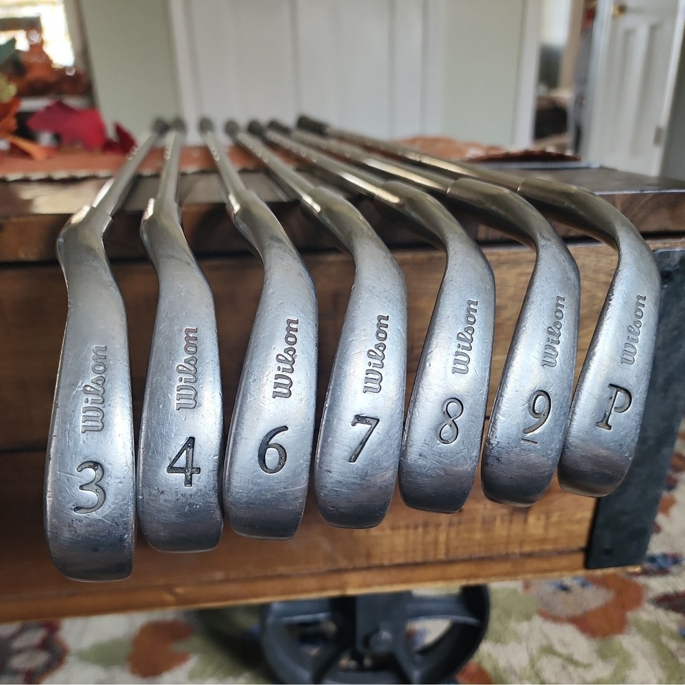 Wilson 1200-LT Iron Set ⛳ RH Steel Shafts Standard Flex 3 4 6 7 8 9 PW